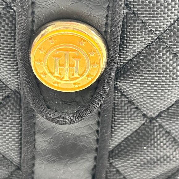 Tommy Hilfiger  Women’s Freza Black Quilted Rain Boots Size 8 - Picture 7 of 14